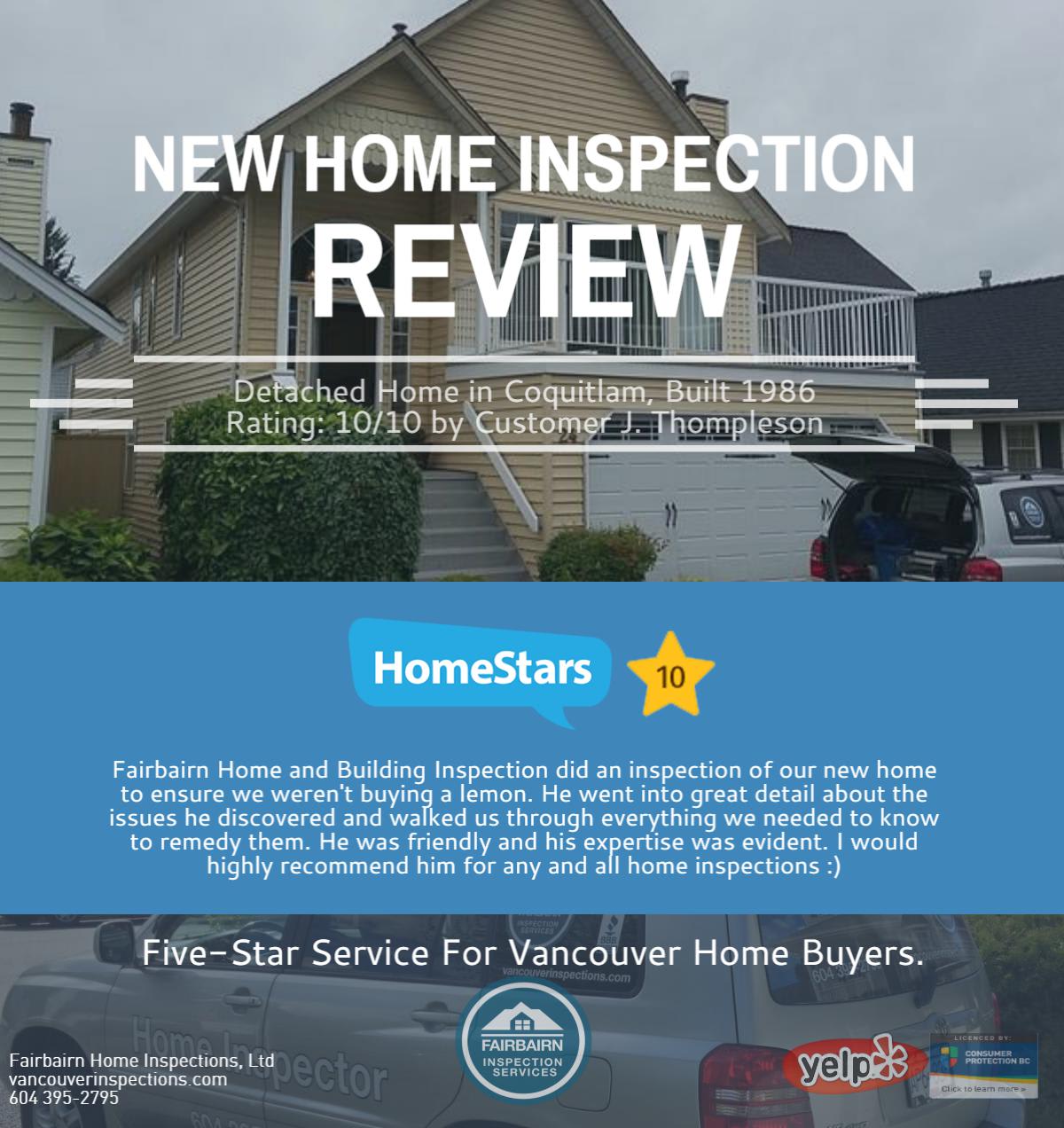Home Inspector Review Coquitlam
